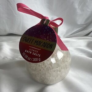 SIMPLE PLEASURES Bath Salts SWEET MACARON Christmas‎ Ornament 10.58 Oz.